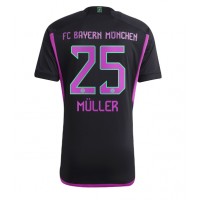 Fotballdrakt Herre Bayern Munich Thomas Muller #25 Bortedrakt 2023-24 Kortermet